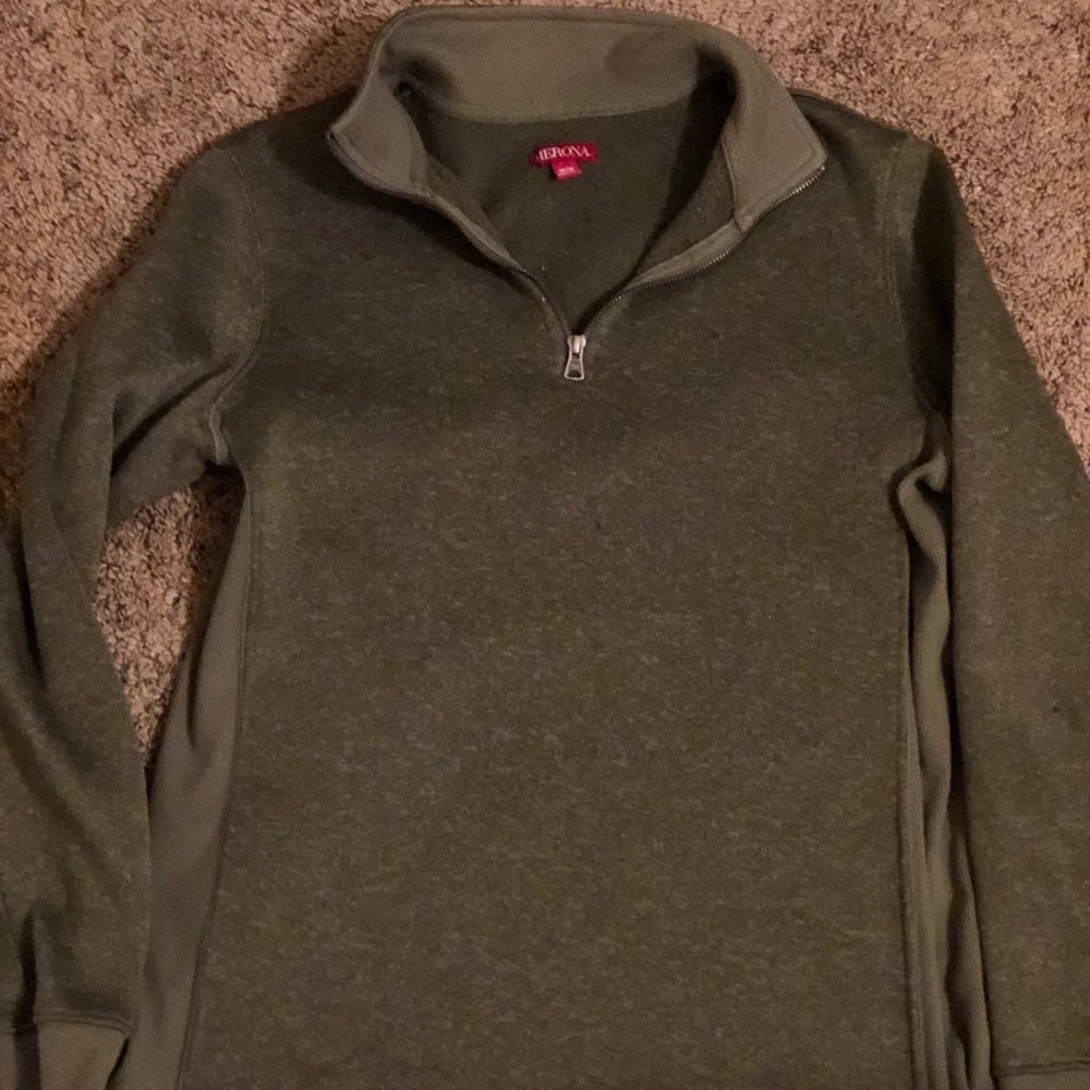 Green merona sweater